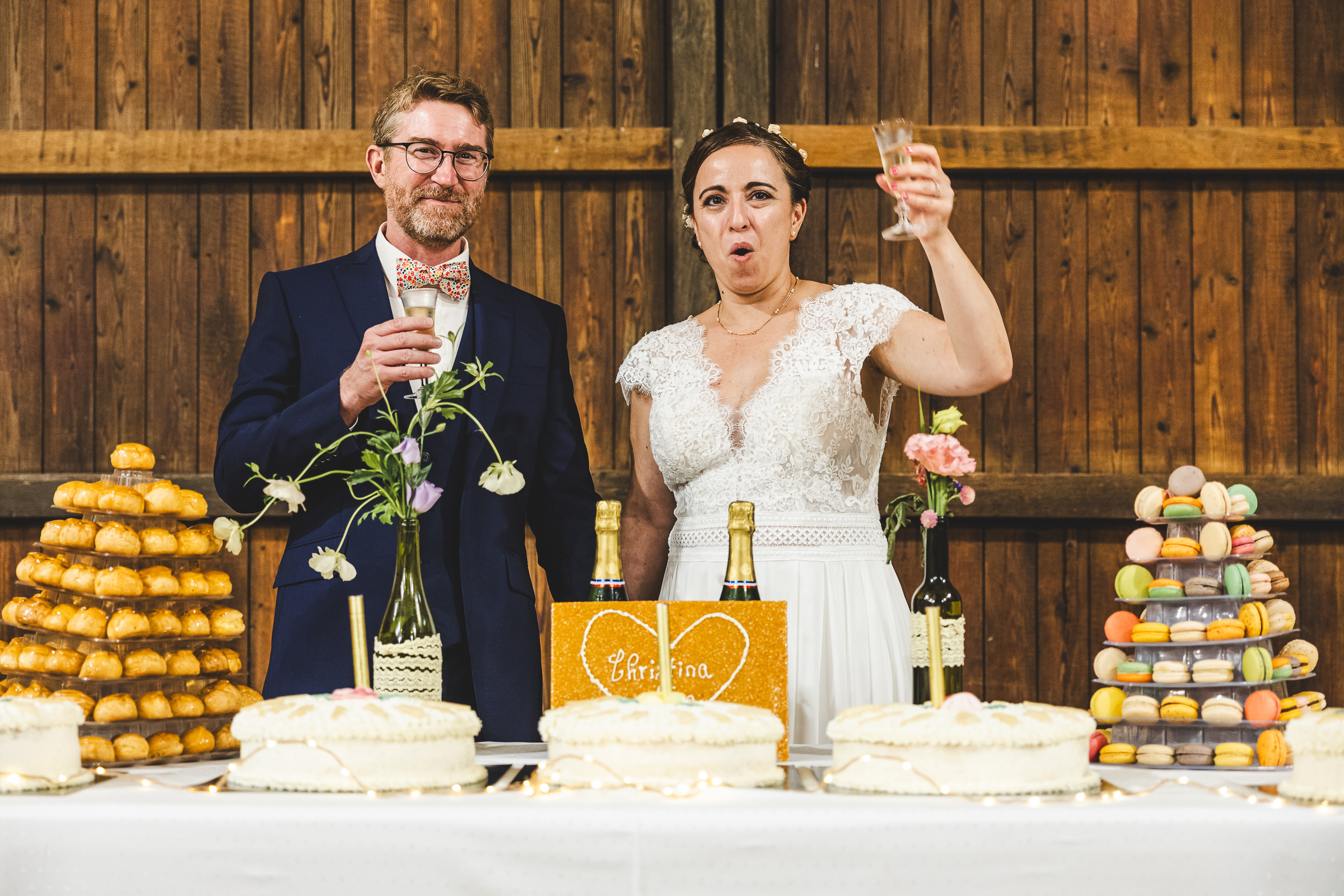 soirée et repas de mariage, dessert et pièce montée à Epernay