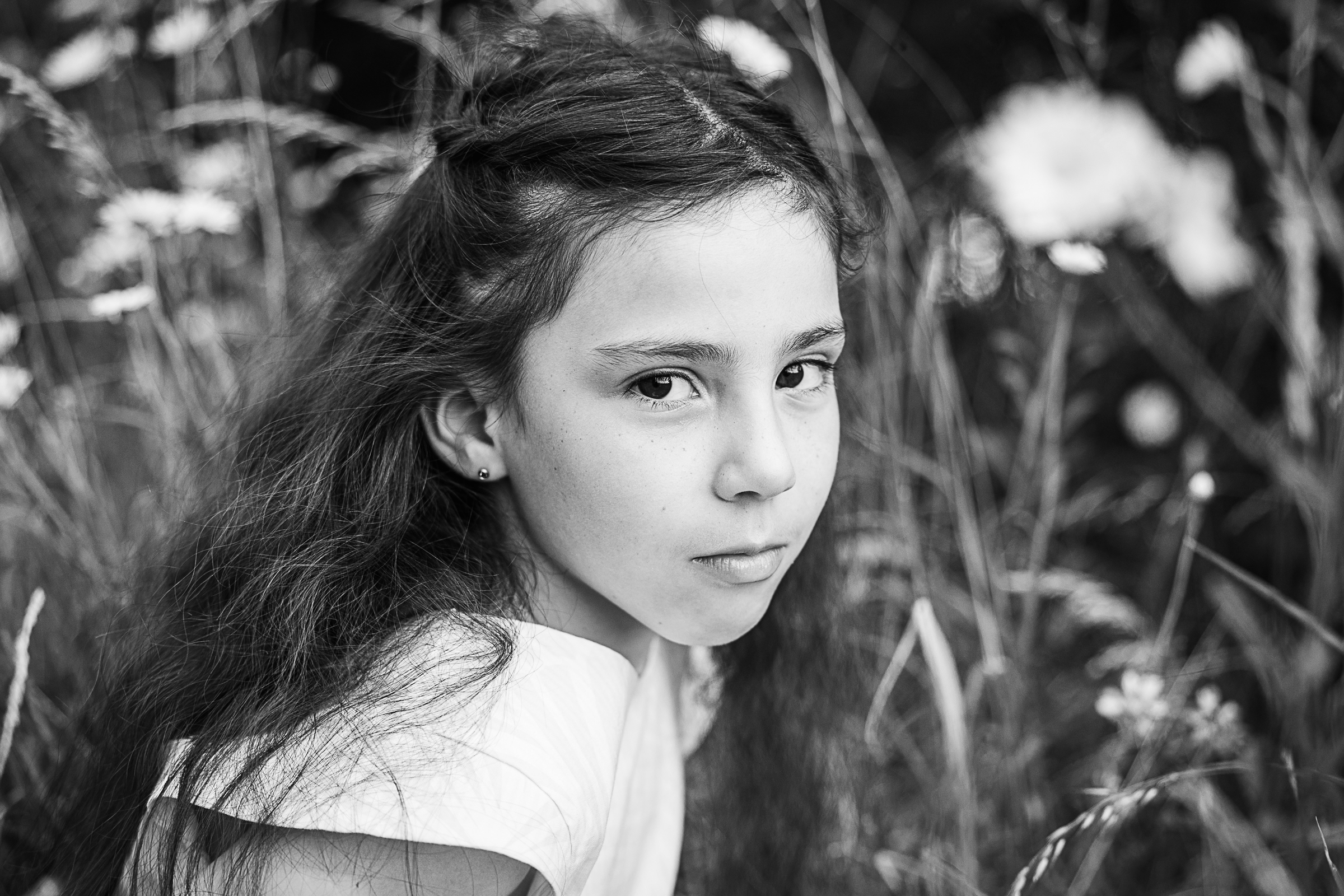 Geoffrey photographe portraitiste à Metz et Nancy photo noir et blanc intemporel caractère shooting couple enfant